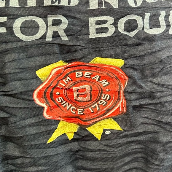 Jim Beam Short Sleeve Love For Bourbon Shirt NWOT - Picture 2 of 4